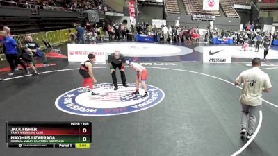 105 lbs Quarterfinal - Maximus Lizarraga, Imperial Valley Panthers Wrestling vs Jack Fisher, Tracy Wrestling Club