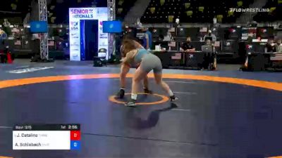 62 kg Consolation - Jackie Cataline, Titan Mercury Wrestling Club (TMWC) vs Andrea Schlabach, Unattached