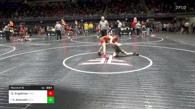 75 lbs Round Of 16 - Gus Engelman, Crestwood vs Vincent Antonelli, Methacton