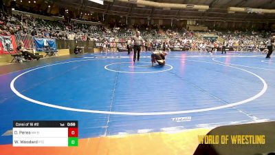 120 lbs Consi Of 16 #2 - Diego Perea, NM Beast vs Walker Woodard, PTC Youth Wrestling