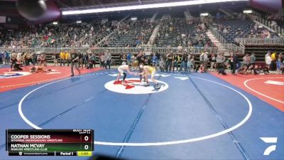 97 lbs Champ. Round 1 - Cooper Sessions, Wyoming Underground Wrestling vs Nathan McVay, Rawlins Wrestling Club