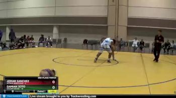 223 lbs Placement Matches (16 Team) - Jomar Sanchez, Attack Wrestling vs Damian Soto, Golden Bears