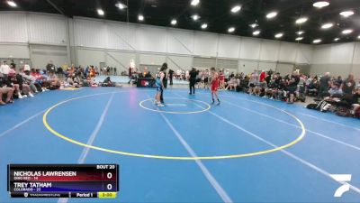 106 lbs Semis & 3rd Wb (16 Team) - Nicholas Lawrensen, Ohio Red vs Trey Tatham, Colorado