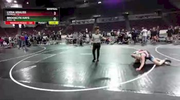 W-152 lbs Semis & 3rd Wb (16 Team) - Lydia Krauss, Michigan vs Brooklyn Hays, Utah