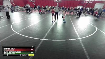 92 lbs Quarterfinal - Evan Dietschweiler, Aviators Wrestling vs Carter Solt, Askren Wrestling