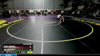 107 lbs Quarters & 1st Wb (16 Team) - Alma Moreno, Dallas Hillcrest (Girls) vs Taylor Bailey, Azle (Girls)