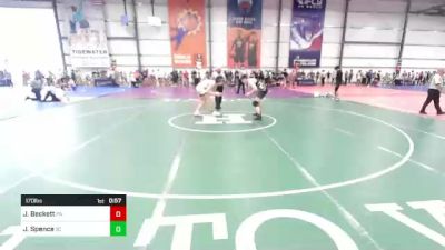 170 lbs Round Of 32 - Jon Beckett, PA vs JT Spence, SC