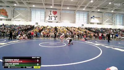 136 lbs Cons. Round 2 - Andrew Wolf, Lancaster Wrestling Club vs Coltyn Shove, Club Not Listed