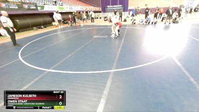 144 lbs Champ. Round 1 - Owen Staat, Thoroughbred Wrestling Academy (TWA) vs Jameson Kulseth, Minnesota