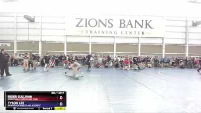 88 lbs Round 1 - Rider Sullivan, Grantsville Wrestling Club vs Tyson Lee, Sanderson Wrestling Academy