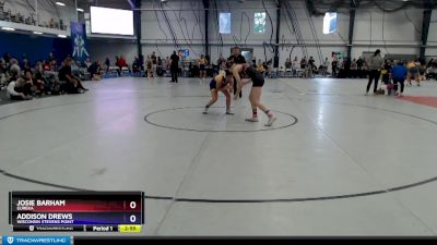 116 lbs Cons. Round 3 - Addison Drews, Wisconsin Stevens Point vs Josie Barham, Eureka