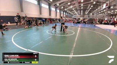 83 lbs Quarterfinal - Emily Carlson, Apex Grappling Academy vs Kai Mcadams, Amped Wrestling Club