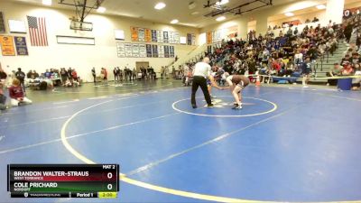 126 lbs Quarterfinal - Brandon Walter-Strauss, West Torrance vs Cole Prichard, Nordoff