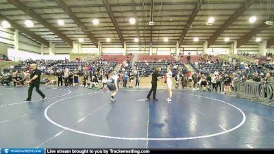 152 lbs Semifinal - Ronan Mooney, Panguitch vs Micah George, Wasatch Wrestling Club