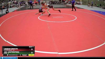 162 lbs Semis & 1st Wrestleback (8 Team) - Gen Wintersteen, Elgin vs Jahsiah Demuth, Illinois Valley