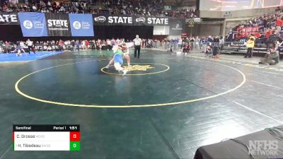 3A 220 lbs Semifinal - Hunter Tibodeau, Shorewood vs Chris Grosse, Mead