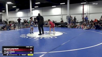 83 lbs 4th Wrestleback (16 Team) - Beckett Edstrom, Minnesota Red vs Tyler Conzo, New York