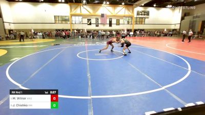 157B lbs Rr Rnd 1 - Max Wilner, Arizona State vs Job Chishko, Vmi