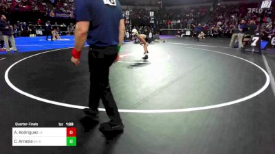 113 lbs Quarterfinal - Antonio Rodriguez, Los Gatos (CC) vs Carlo Arreola, Granite Hills (SD)