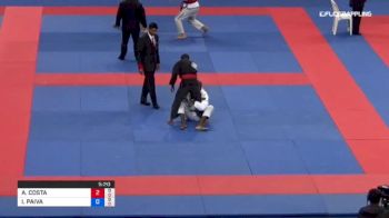 ALESSANDRO COSTA vs ISAQUE PAIVA 2018 Abu Dhabi Grand Slam Rio De Janeiro