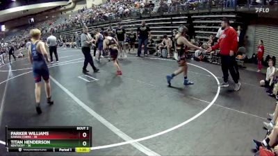 140 lbs Round 1 (6 Team) - Parker Williams, Kansas Cobra vs Titan Henderson, Kentucky