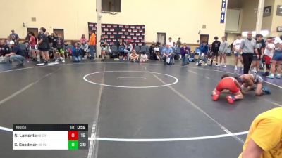 100 lbs Rr Rnd 1 - Nico Lamonte, CRWC K-8 vs Colt Goodman, Indiana Outlaws K-8