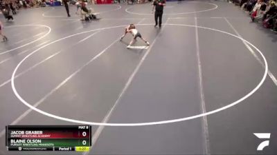 58 lbs Quarterfinal - Jacob Graber, Summit Wrestling Academy vs Blaine Olson, Pursuit Wrestling Minnesota