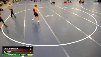 135 lbs Cons. Semi - Eli Duran, Minnesota vs Lachlan Robideau, MN Elite Wrestling Club