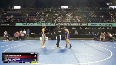 170 lbs Champ. Round 2 - Tabitha Breitrick, Wisconsin Stevens Point vs Yelena Makoyed, North Central (IL)