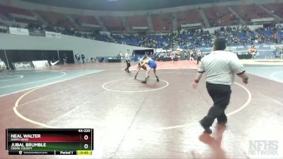 4A-220 lbs Cons. Semi - Jubal Brumble, Crook County vs Neal Walter, North Bend