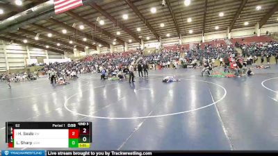 62 lbs Round 3 - Hadlei Seale, Ridgeline Wrestling vs Liliana Sharp, Uintah Girls Wrestling