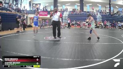 65 lbs Finals (8 Team) - Ross Branch, The Other Guys vs Karter Brandt, Alabama Elite