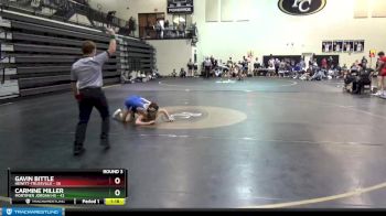 113 lbs Round 3 (8 Team) - Gavin Bittle, Hewitt-Trussville vs Carmine Miller, Mortimer Jordan HS