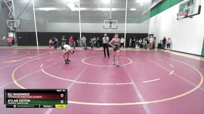 125 lbs Cons. Semi - Kylan Ooton, Prodigy Wrestling vs Eli Shadwick, Terminator Wrestling Academy