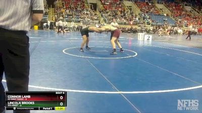 195 lbs Semis & 1st Wb (8 Team) - Lincoln Brooks, W4-Minot vs Connor Lamb, E3-West Fargo