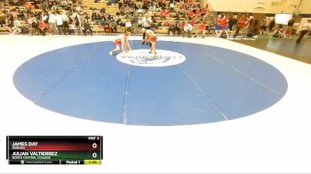 125 lbs Cons. Round 4 - James Day, Wabash vs Julian Valtierrez, North Central College