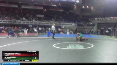 170 lbs Cons. Round 1 - Noah Marez, El Camino vs Preston Bowles, Yuba City