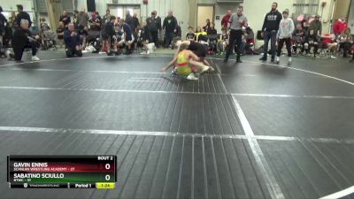 96 lbs Round 1 (6 Team) - Gavin Ennis, Scanlan Wrestling Academy vs Sabatino Sciullo, BTWC