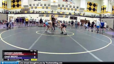 102 lbs Quarterfinal - Anthony Zuranski, Contenders Wrestling Academy vs Chase Brickey, The Fort Hammers Wrestling