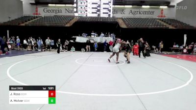 155 lbs Semifinal - Jalaia Ross, Georgia vs Aniya McIver, Georgia