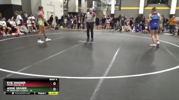 142 lbs Round 2 (6 Team) - Evie Wagner, Grand View WC vs Addie Graser, NE Wrestling Academy