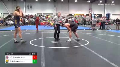 285 lbs Prelims - Chase Singletary, Ohio State vs Dalton Robertson, Northern Colorado