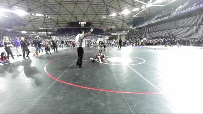 56 lbs Semifinal - Emmitt Justus, Lake Stevens Wrestling Club vs Malachi Van Maren, Sumner Panthers Jr. Wrestling