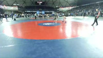 78 lbs Semifinal - Vincent Hunt, Moses Lake Wrestling Club vs Levi Burt, Enumclaw Yellow Jackets Wrestling Club