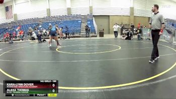 108 lbs Semifinal - Kara-Lynn Dover, Roundtree Wrestling Academy vs Alexa Thomas, B.A.M. Training Center