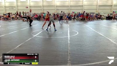 110 lbs Cons. Semi - River Lilly, Contenders vs Asher Anthony, VATP