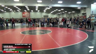 120 lbs Cons. Round 3 - James Lidgard, Atlantic Shores vs Lucas Silva, Warrior Wrestling Club