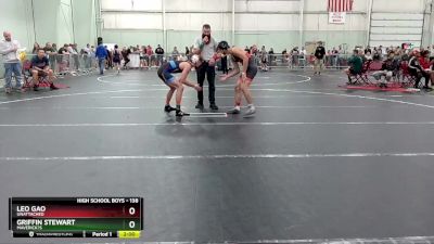 138 lbs Cons. Round 2 - Griffin Stewart, Maverick?s vs Leo Gao, Unattached