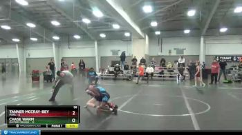 56 lbs Round 1 (4 Team) - Tanner McCray-Bey, MJWL vs Chase Warm, Daytrip Orange