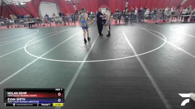 149 lbs Cons. Round 3 - Nolan Kemp, Team Nazar Training Center vs Evan Smith, West Salem Bangor Wrestling